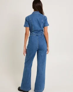 Nikki Denim Maxi Boiler Suit