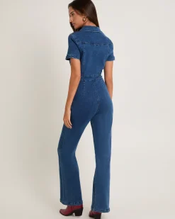 Nikki Denim Maxi Boiler Suit