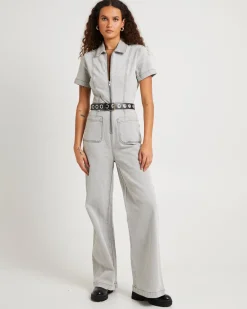 Nikki Denim Maxi Boiler Suit