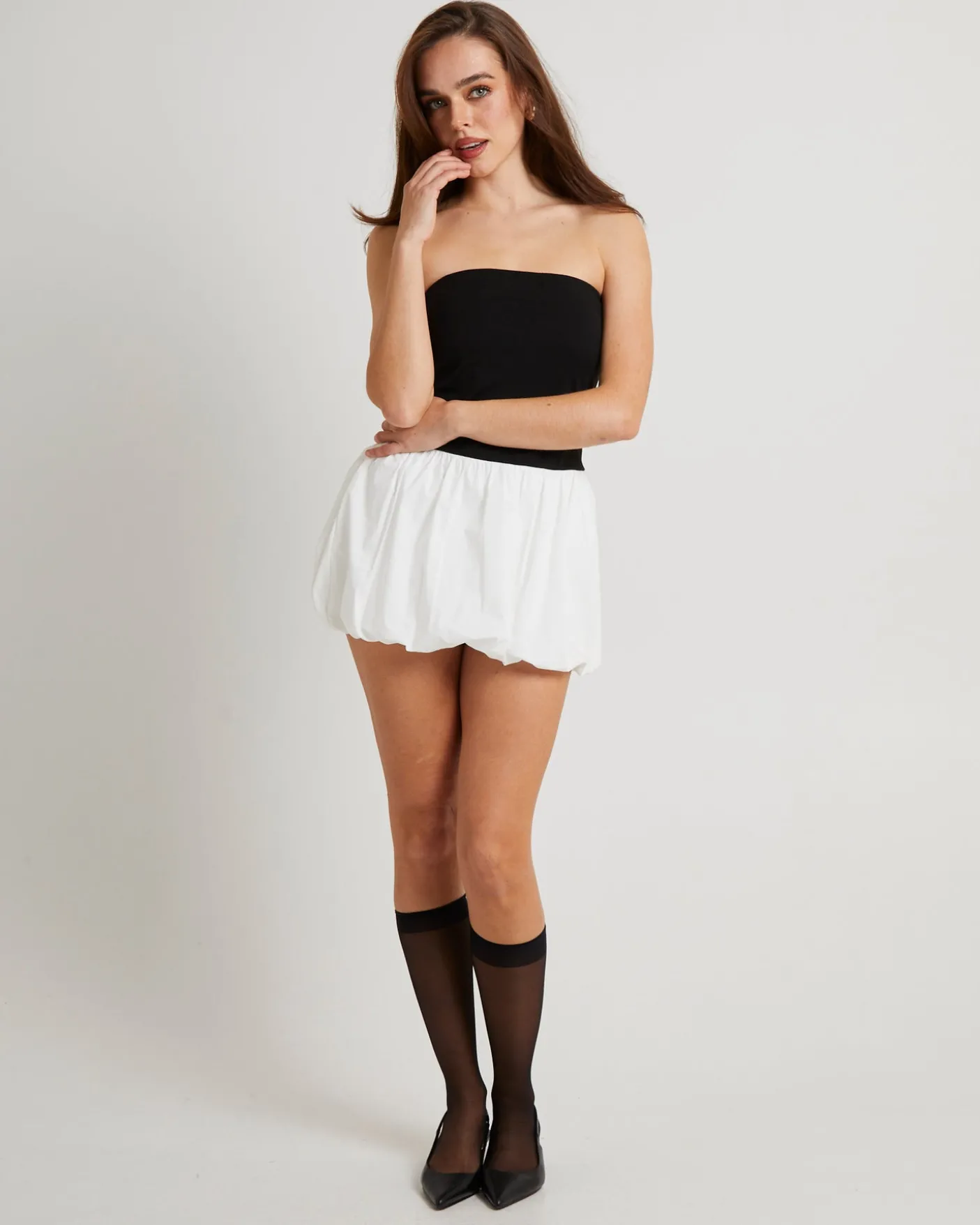 Nori Colour Block Bubble Dress