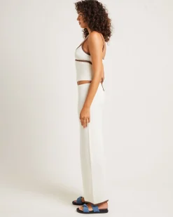 Nori Compact Contrast Knit Top