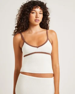 Nori Compact Contrast Knit Top