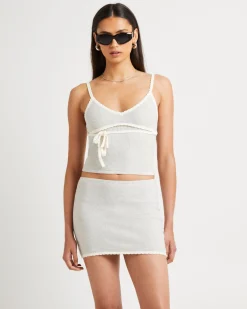 Nori Compact Contrast Knit Top