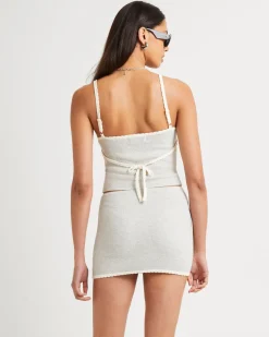 Nori Compact Contrast Knit Top