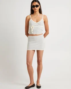 Nori Knit Mini Skirt