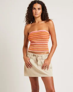 Oasis Crochet Tube Top Ombre
