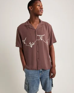Ole Western Short Sleeve Resort Shirt