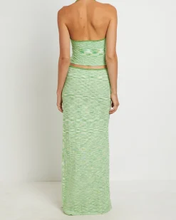 Ombre Knit Maxi Skirt