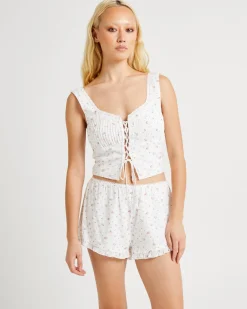 Osie Tie Front Corset