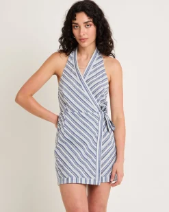 Otis Halter Wrap Dress