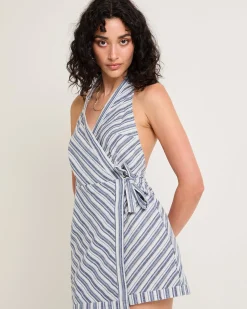 Otis Halter Wrap Dress