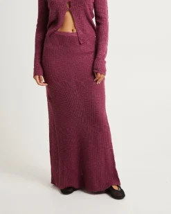 Paige Boucle Knit Maxi Skirt
