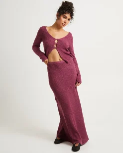 Paige Boucle Knit Maxi Skirt