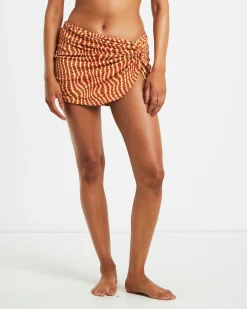 Paloma Geo Warp Mini Skirt in Assorted