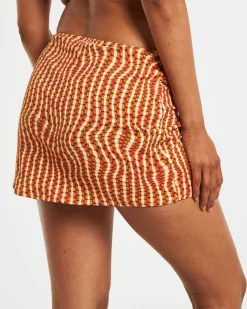 Paloma Geo Warp Mini Skirt in Assorted