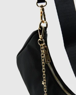 Paloma Handbag Pebble Black/Gold