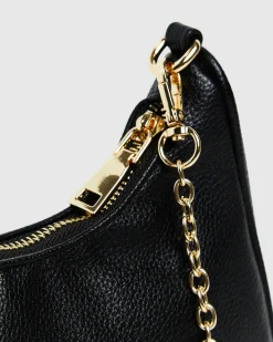 Paloma Handbag Pebble Black/Gold