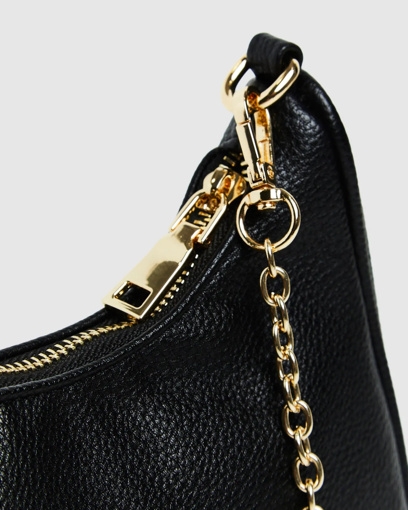 Paloma Handbag Pebble Black/Gold