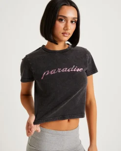 Paradise Cropped T-Shirt