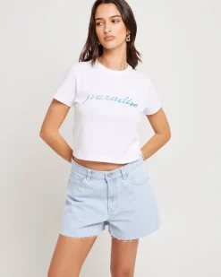 Paradise Cropped T-Shirt