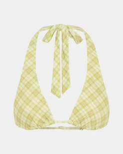 Parka Vintage Check Halter Bikini Set