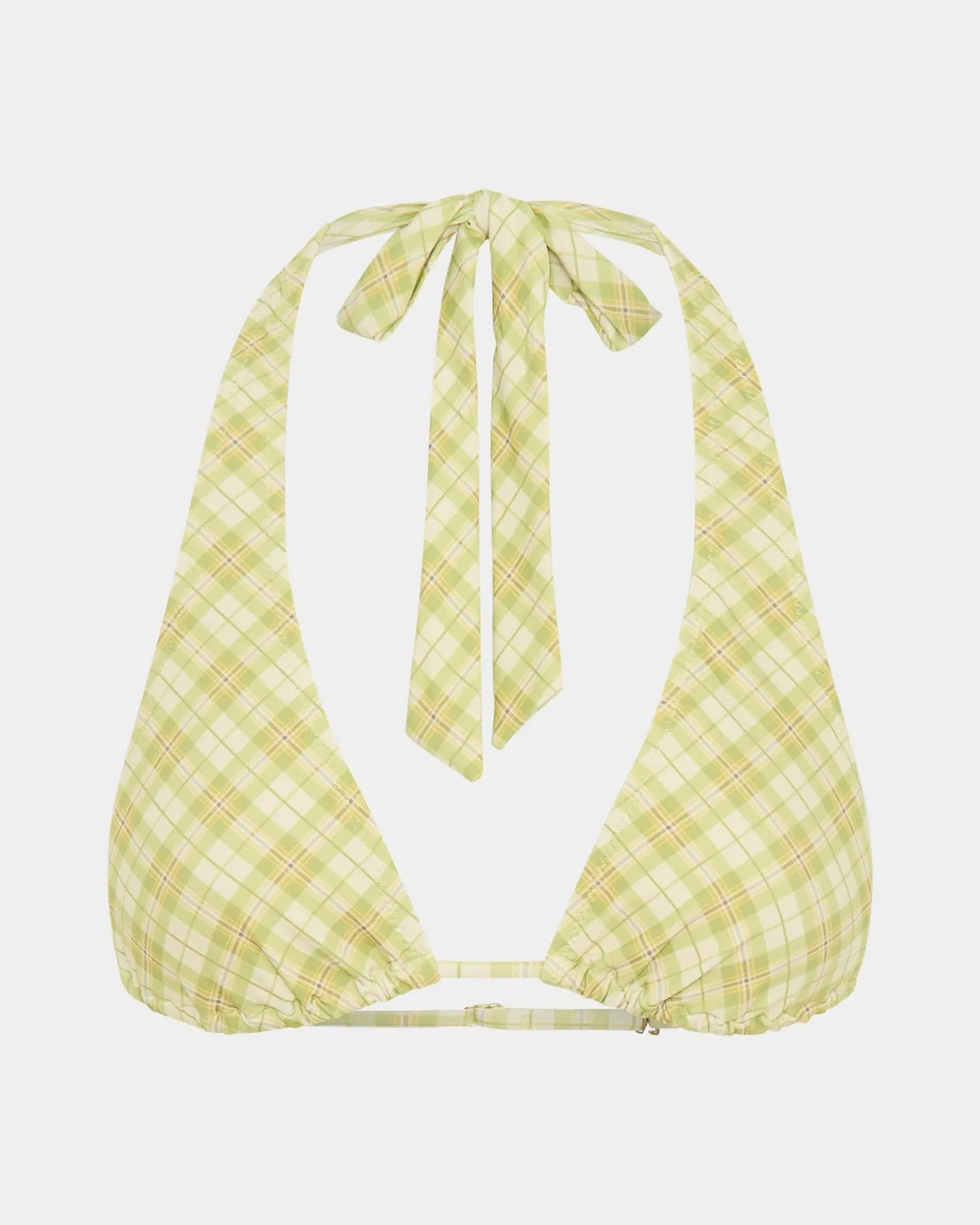 Parka Vintage Check Halter Bikini Set