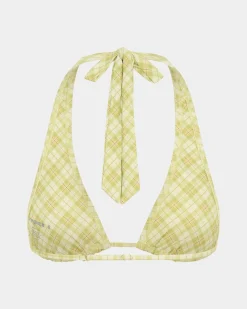 Parka Vintage Check Halter Bikini Set