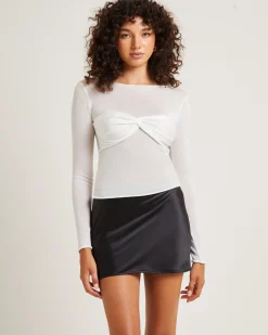 Penny Semi Sheer Sweetheart Knit