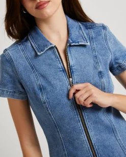 Peta Denim Mini Dress