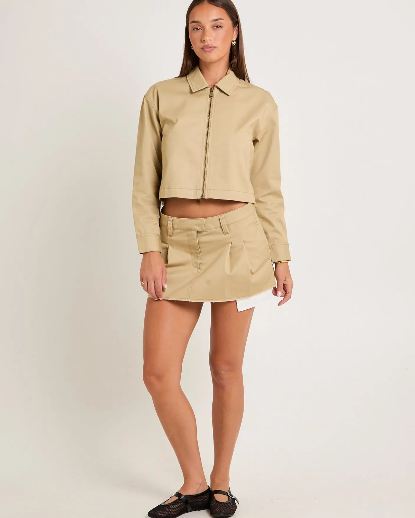Petra Pleated Mini Skirt