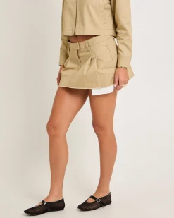 Petra Pleated Mini Skirt