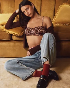 Philly Leopard Scrunchie Bralette
