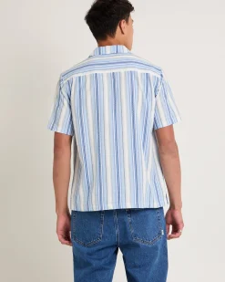 Pinnacle Stripe Short Sleeve Resort Shirt