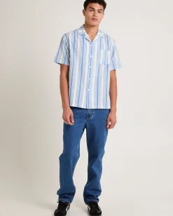 Pinnacle Stripe Short Sleeve Resort Shirt