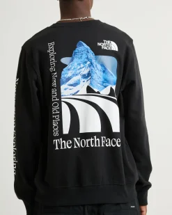 Places We Love Crew Neck Jumper Black