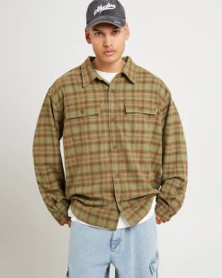 Plaid Long Sleeve Overshirt