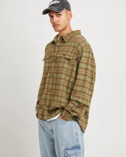Plaid Long Sleeve Overshirt