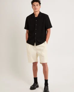Pleated Resort Short SleeveShirt