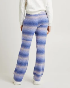 Pnoom Wide Leg Knit Pants Powder Blue