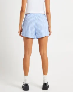 Poppy Poplin Stripe Shorts