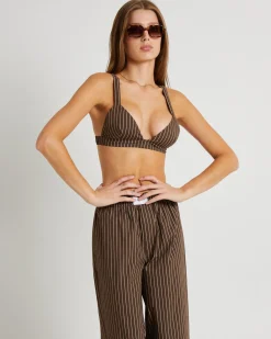Poppy Stripe Bralette