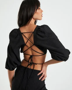 Poppy Tie Back Top