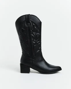 Ranger Cowboy Boot in Black