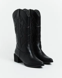 Ranger Cowboy Boot in Black