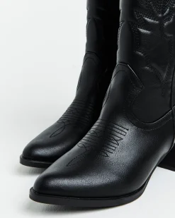 Ranger Cowboy Boot in Black