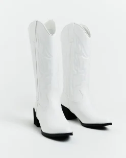 Ranger Cowboy Boot in White