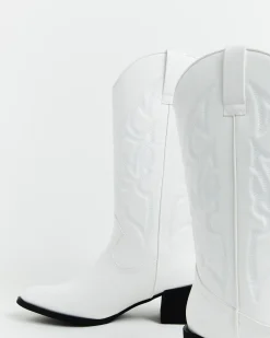 Ranger Cowboy Boot in White