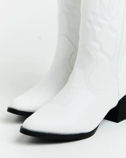 Ranger Cowboy Boot in White