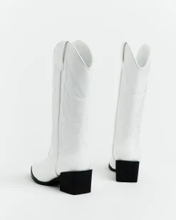 Ranger Cowboy Boot in White