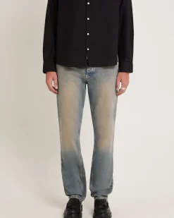 Ray Straight Denim Jeans Salt